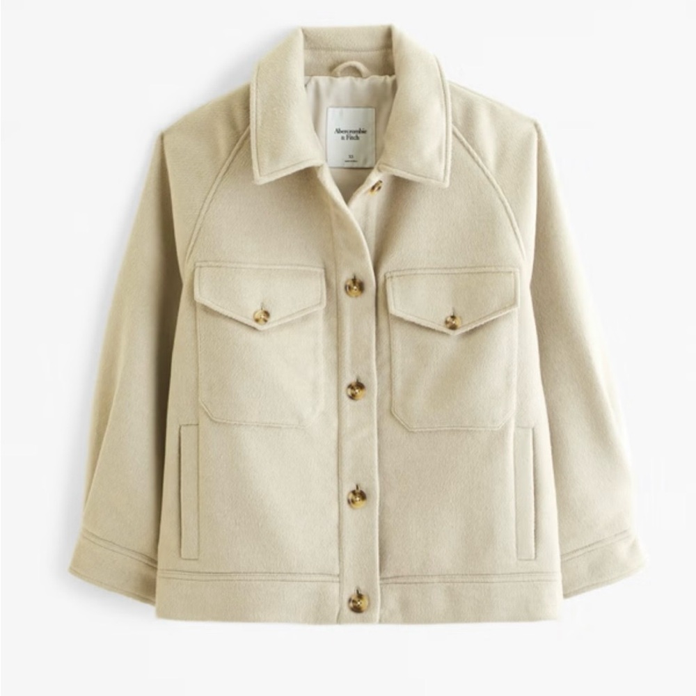 Abercrombie & Fitch Tan Utility Jacket